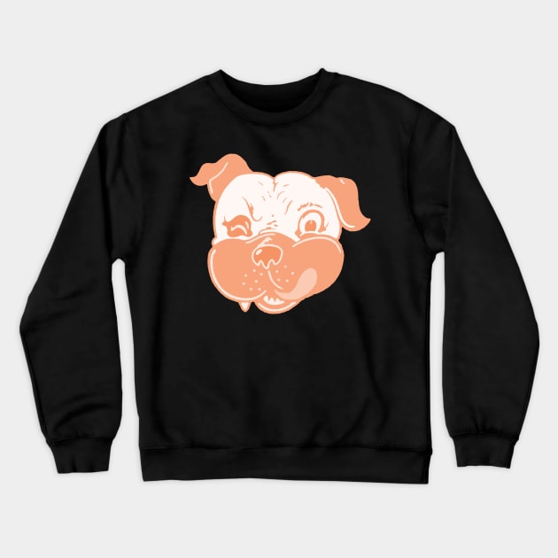 American Bulldog ORANGEWAVE Crewneck Sweatshirt by CharlieCreator